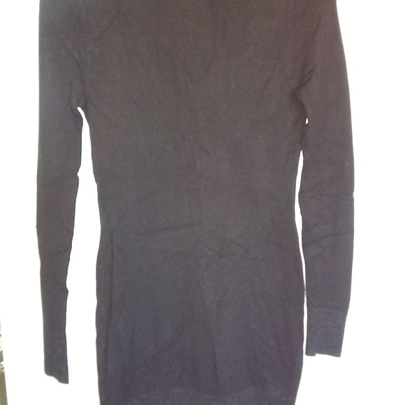 EUC Rampage Black Long V Neck Sweater Size Small - Picture 7 of 7